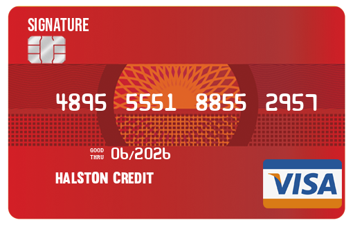 Halston Momentum Visa credit card